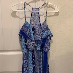 Blue maxi dress
